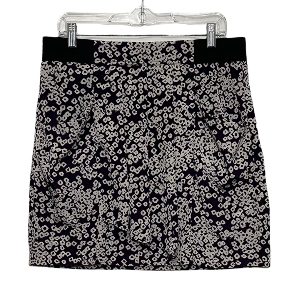 GAP Pleated Geometric Print Mini Skirt